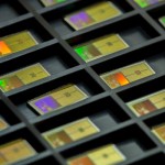 A tray of energy-efficient microchips